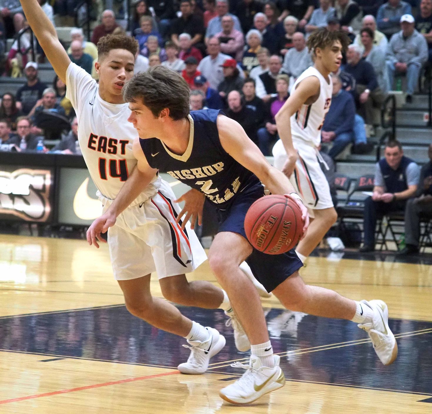 Heelan at East High basketball